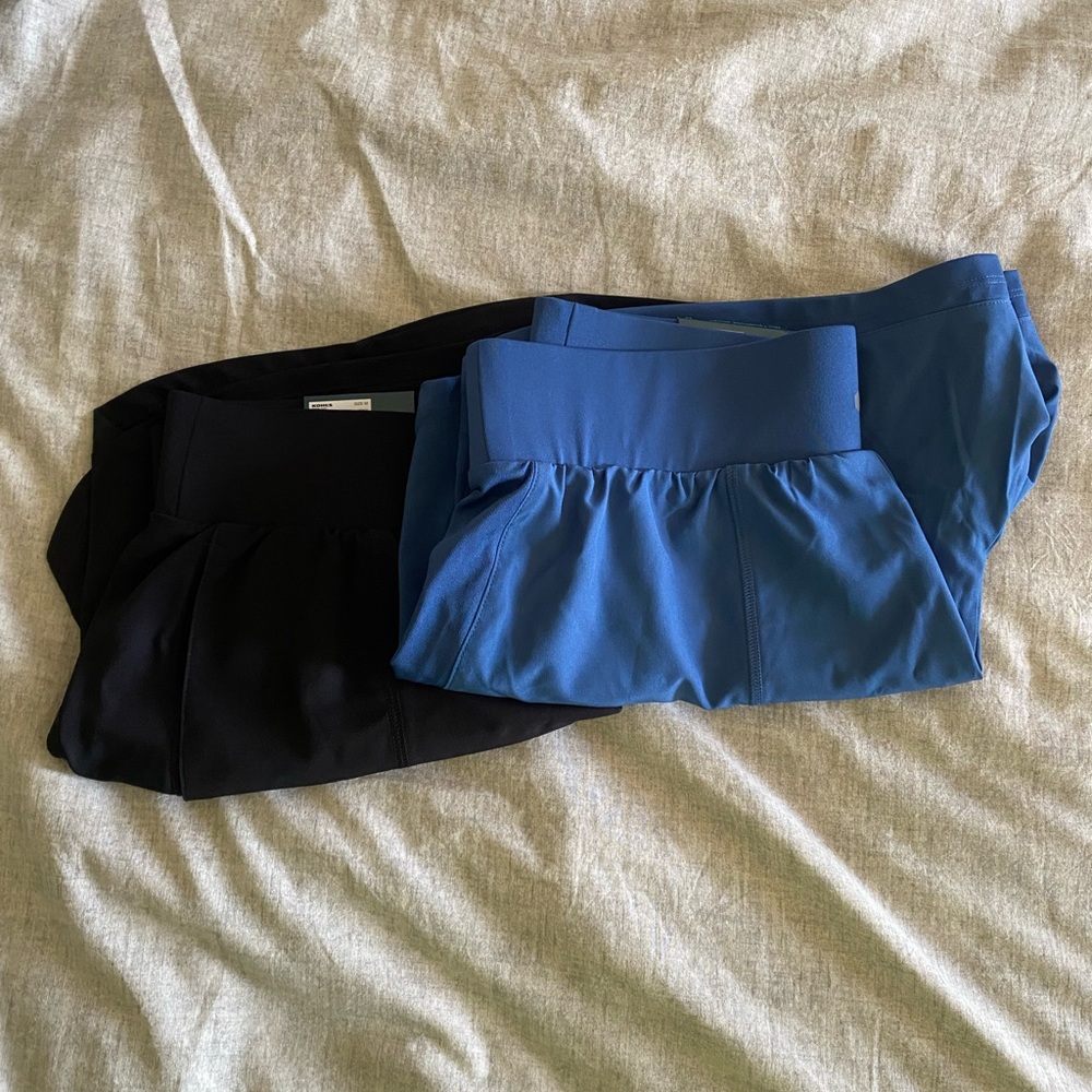 tek gear BUNDLE womens Black and Blue Athletic Shorts